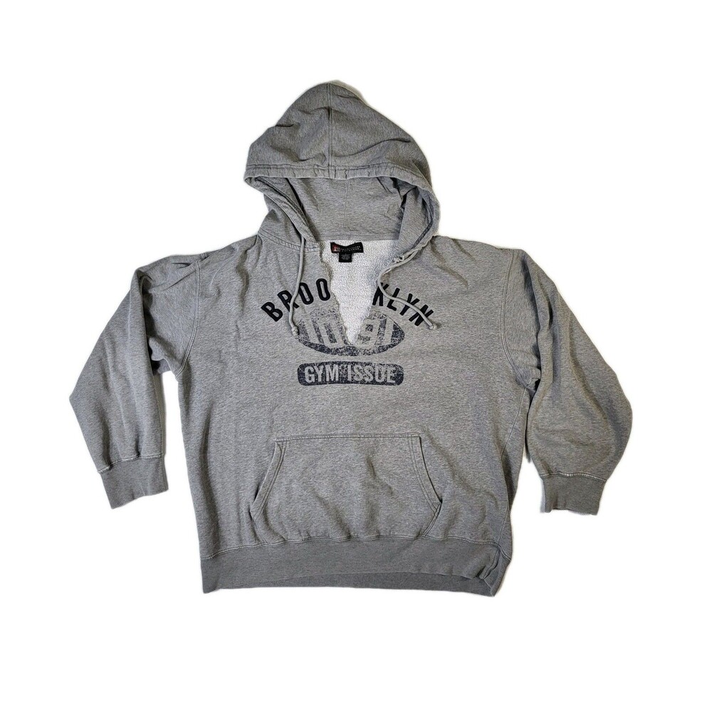 Brooklyn Sweatshirt Pullover Gray Women's Gym Issue Industrial Exchange New York